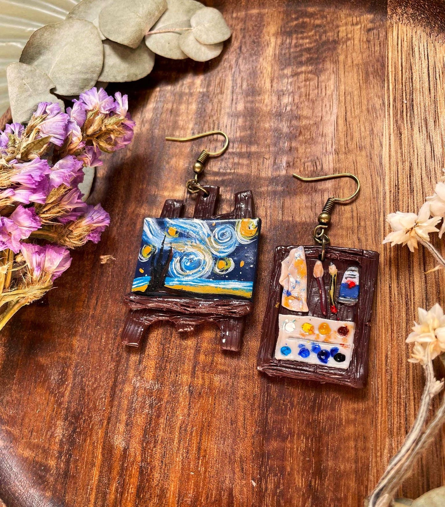 Earrings - Starry Night | Van Gogh