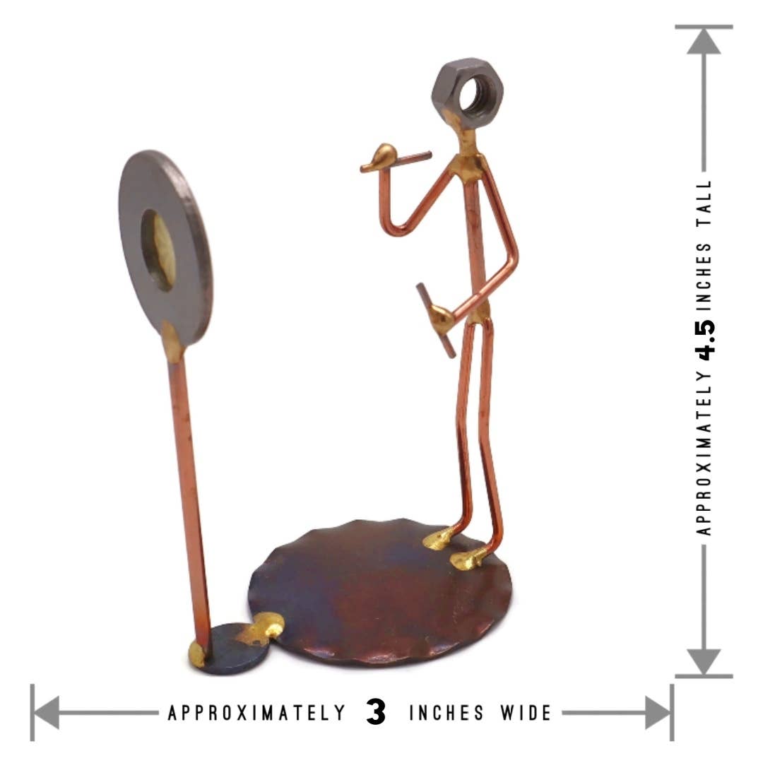Metal Figurine - Dart Thrower