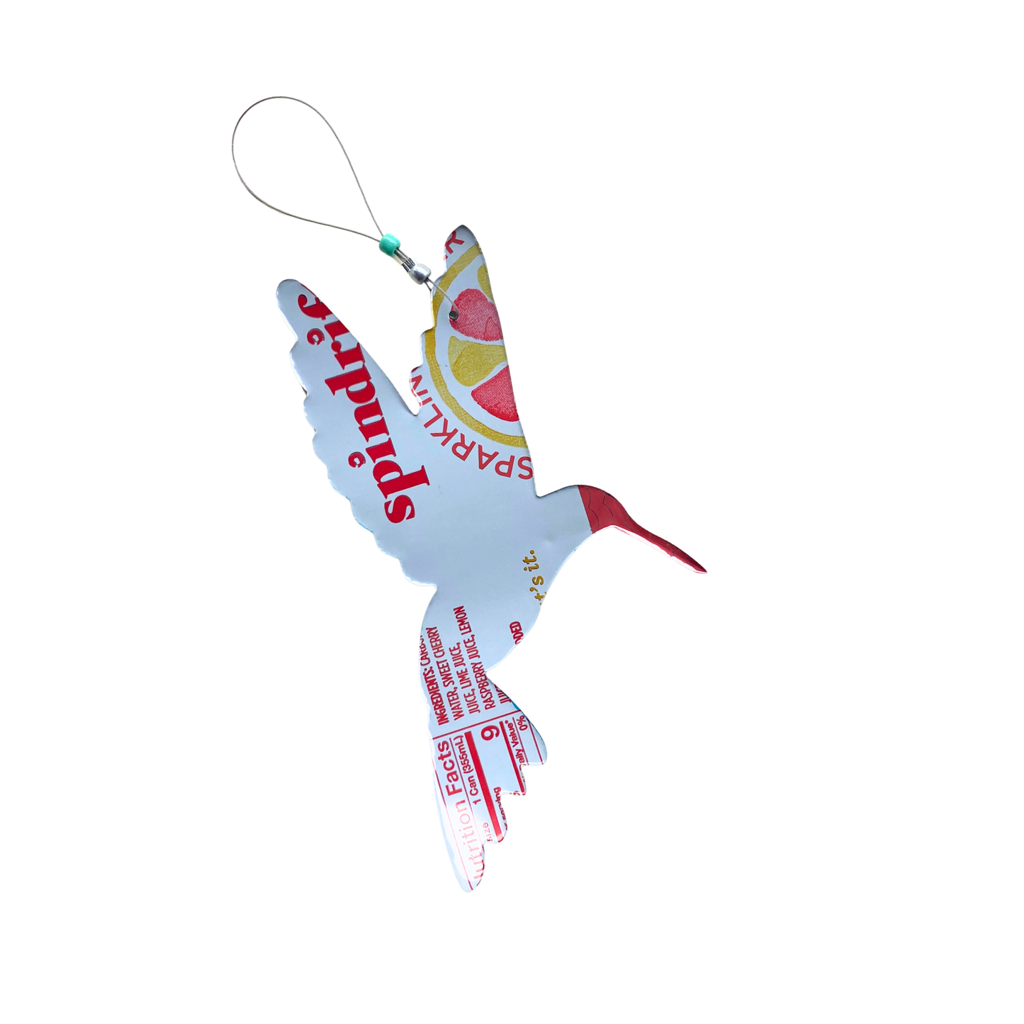 Ornament - Upcycled Art- Humming Bird