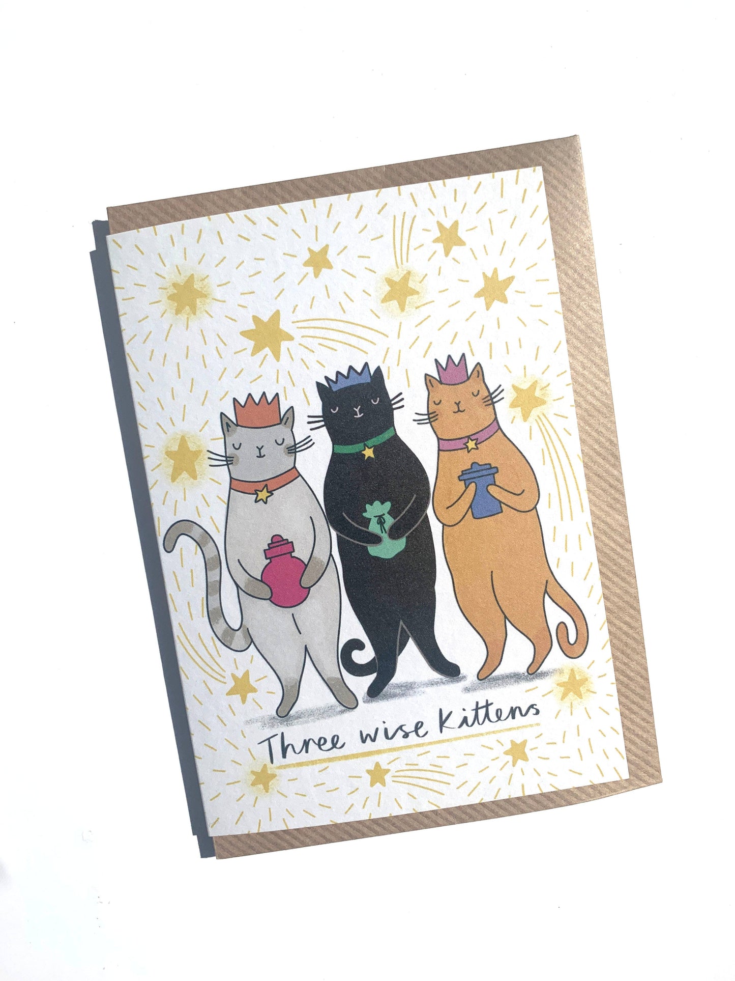Greeting Card - Three Wise Kittens