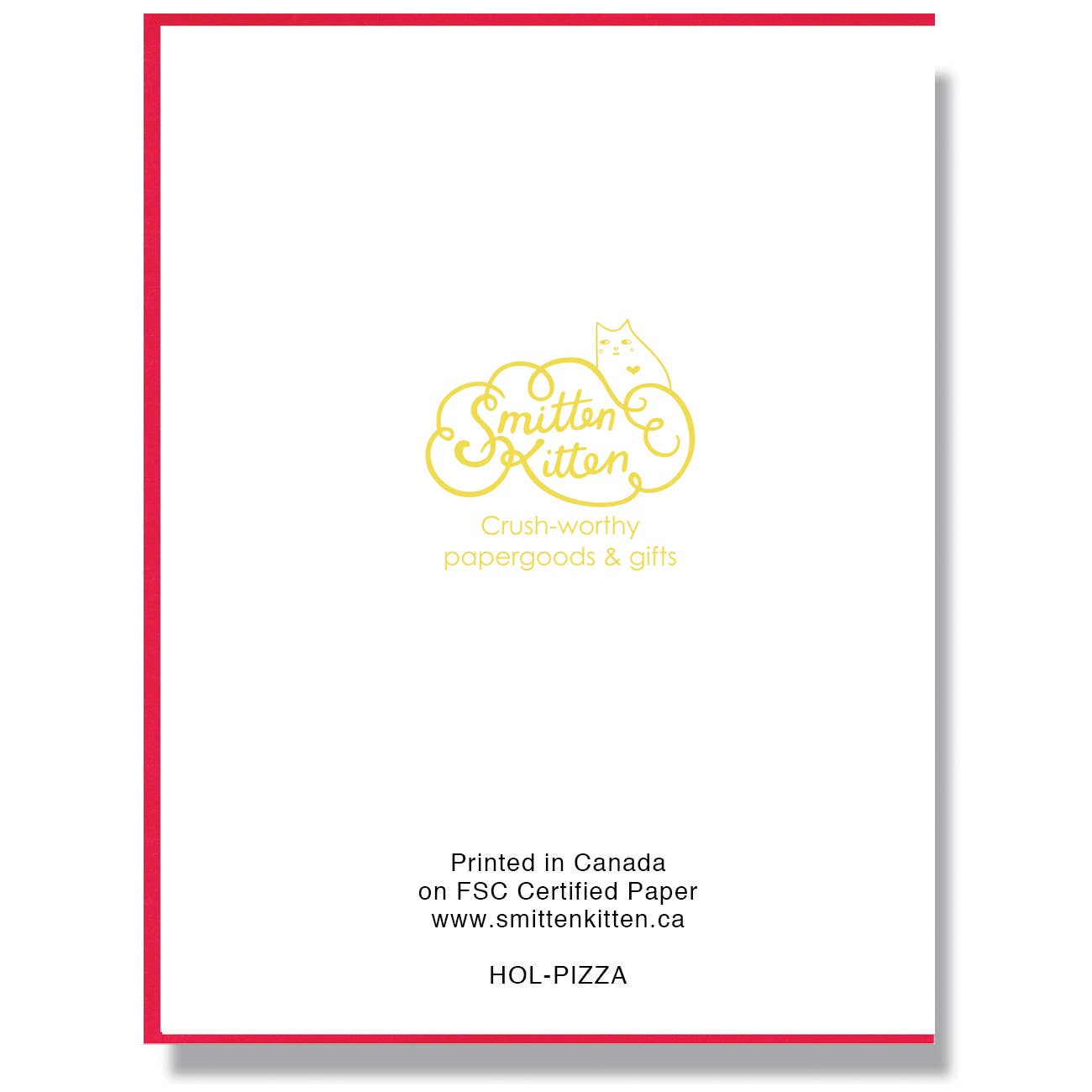 Greeting Card - Pizza On Earth