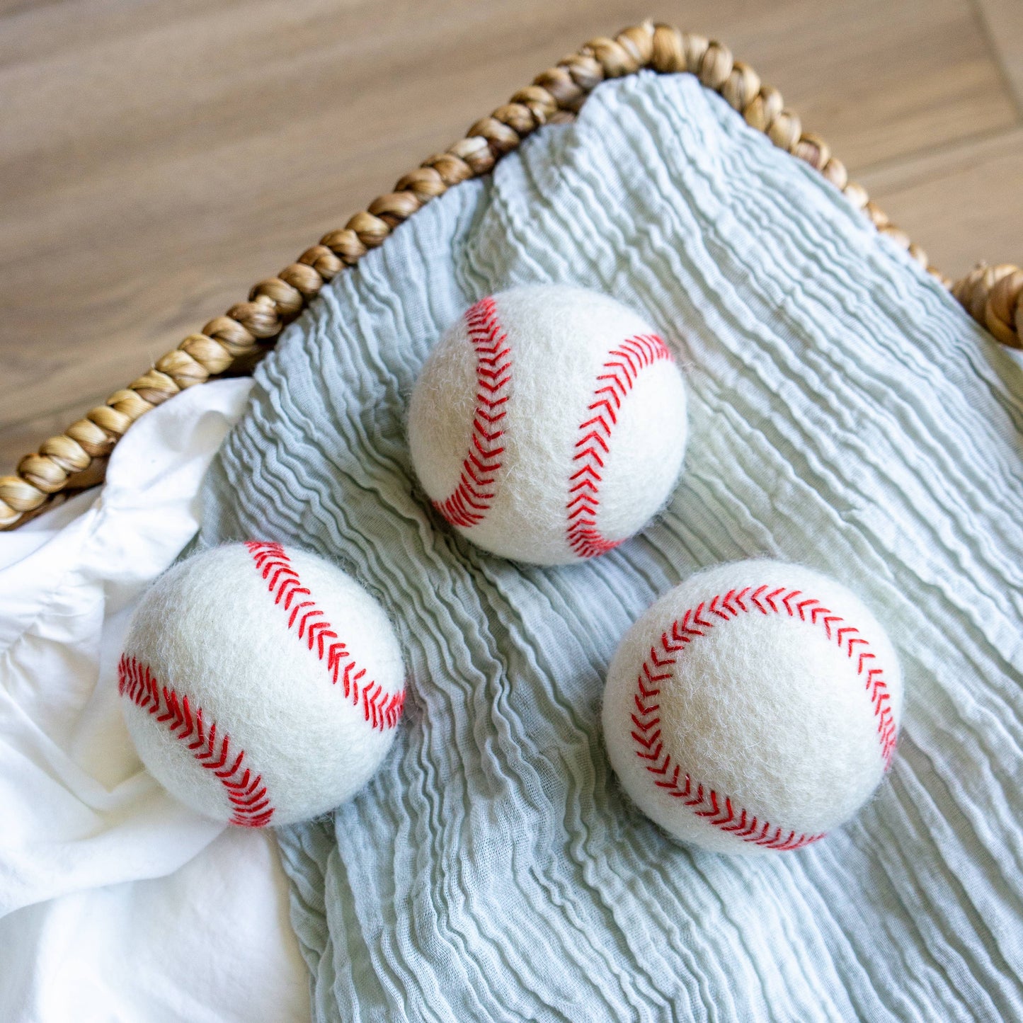 Dryer Balls - F 100% NZ wool baseball