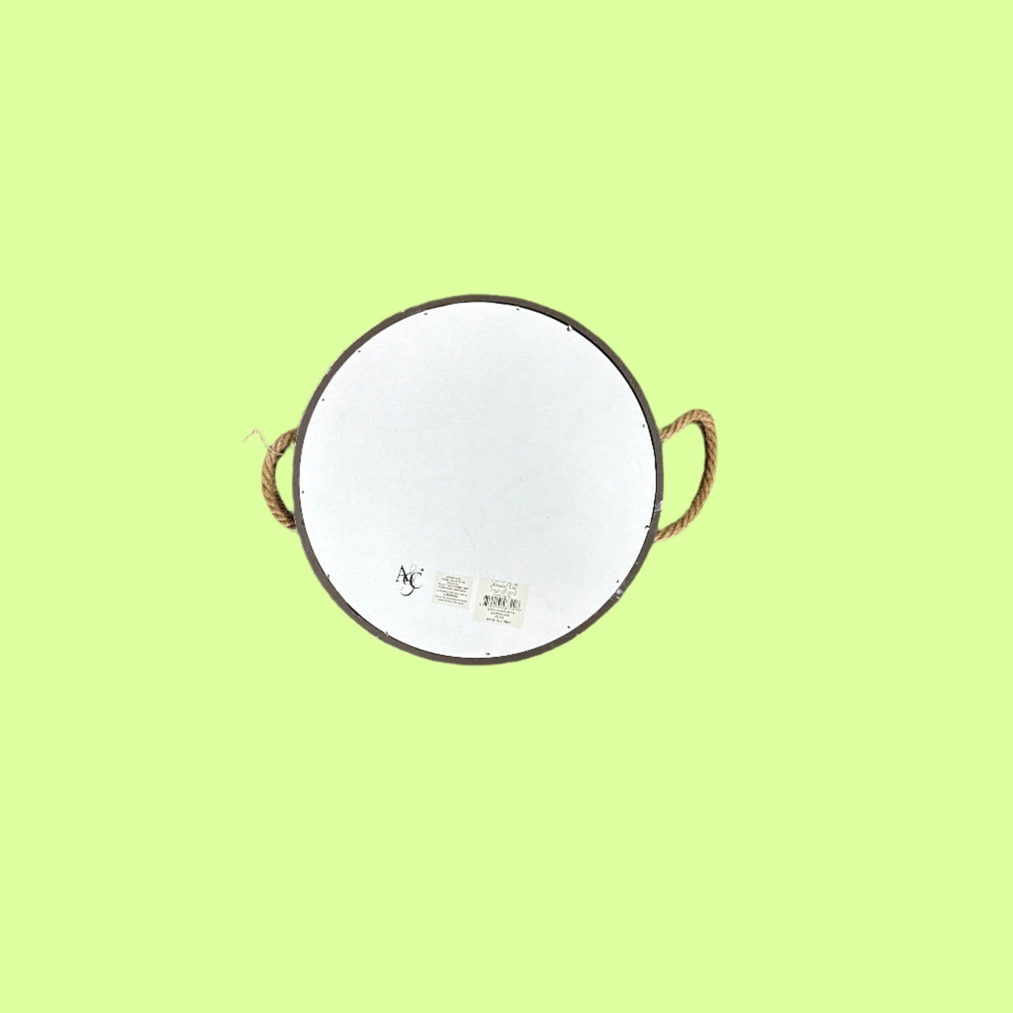 Tray - Round wood lemon 12"