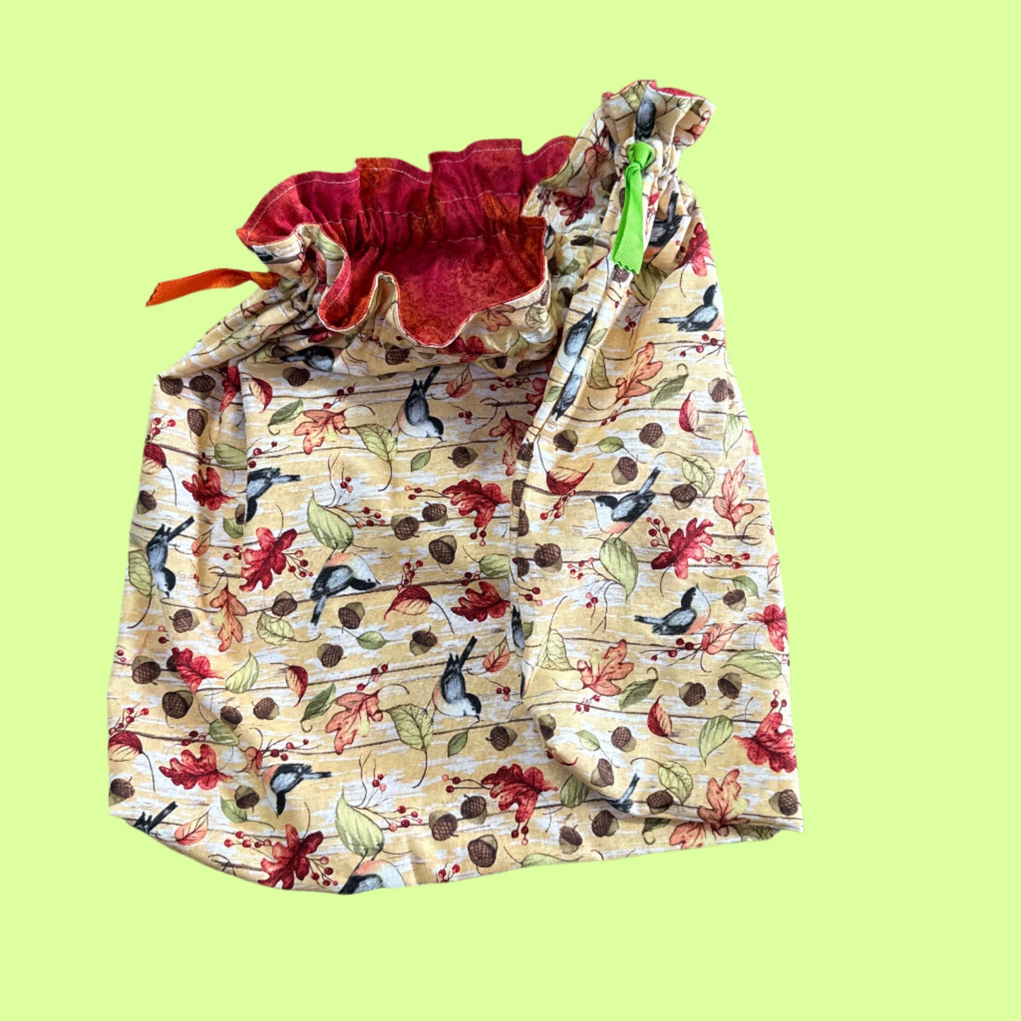 Bag - Multi use drawstring - birds