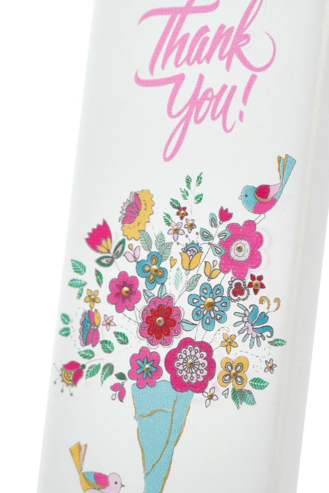 *Candle - Flat Candle - Thank You Bouquet