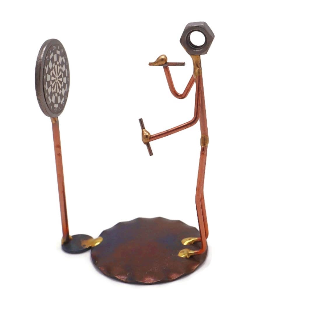 Metal Figurine - Dart Thrower
