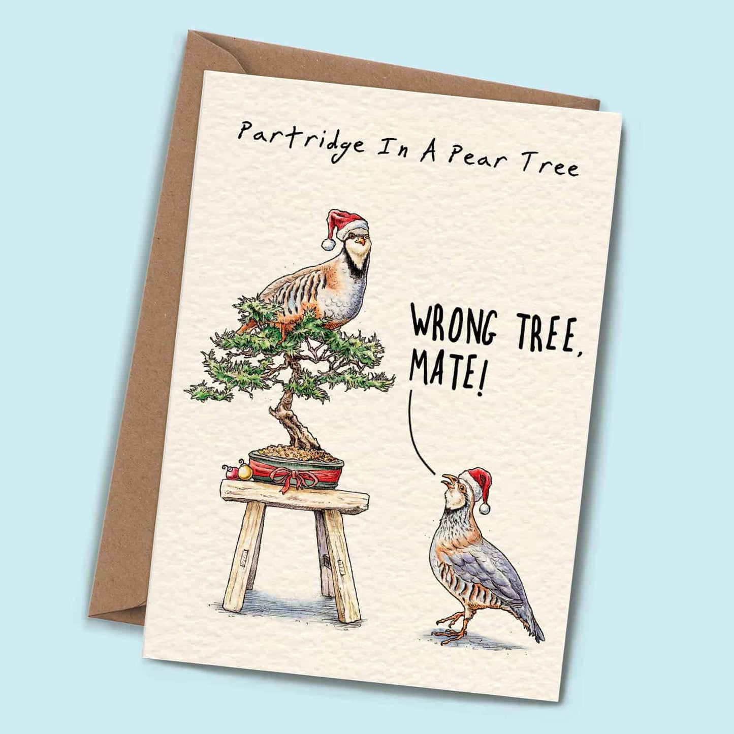 Greeting card - Partridge