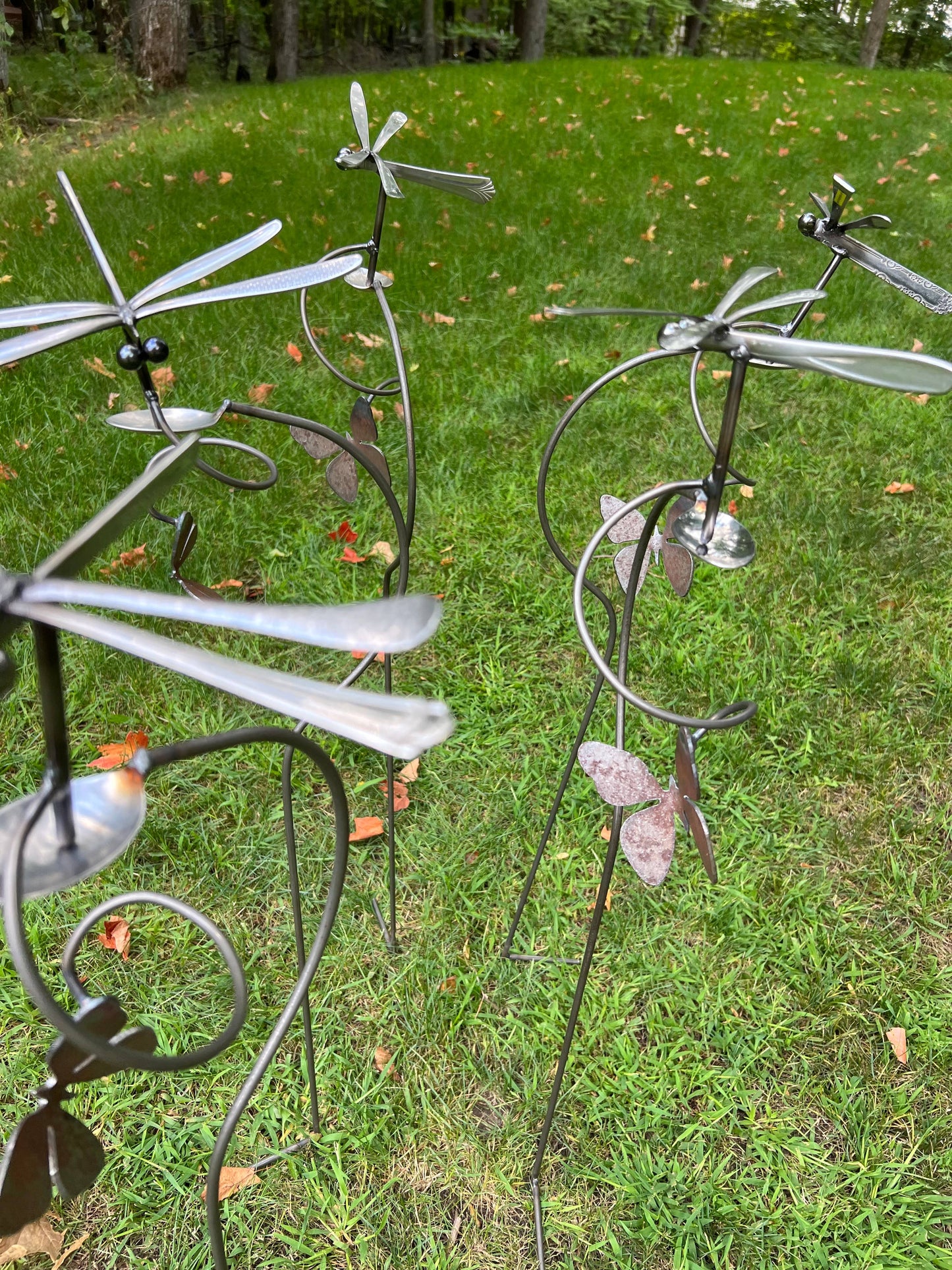 *Garden Stake - Dragon / Butterfly