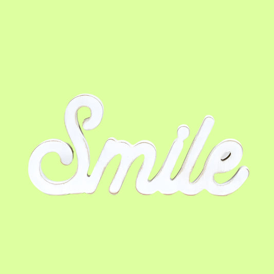 Sitter - Wood Smile white
