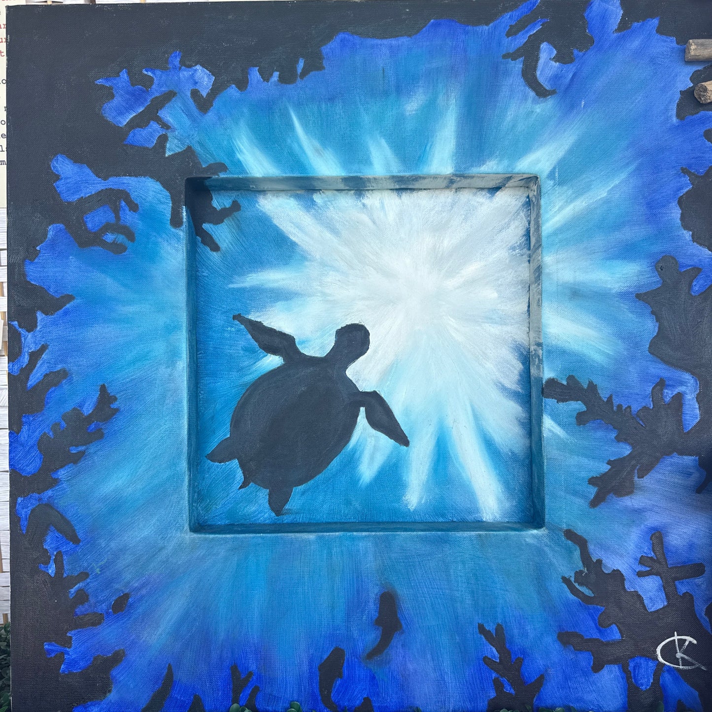 *Art - SK Oil on Canvas - Into the Deep