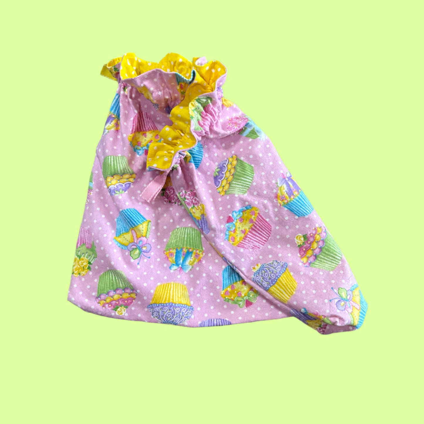 Bag - Multi use drawstring - cupcakes