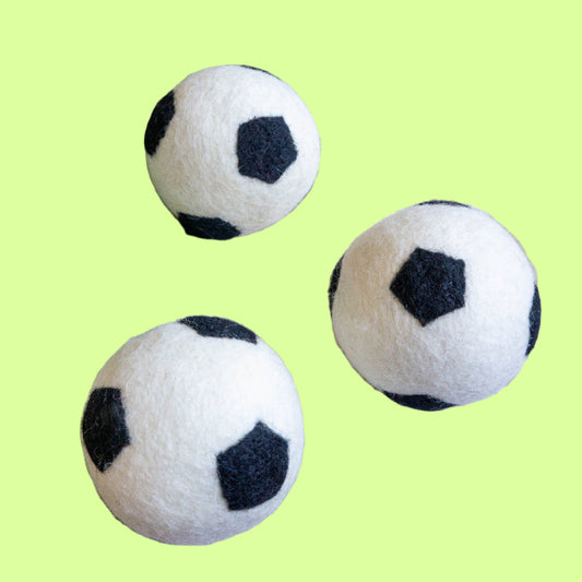 Dryer Balls - F 100% NZ wool soccer ball