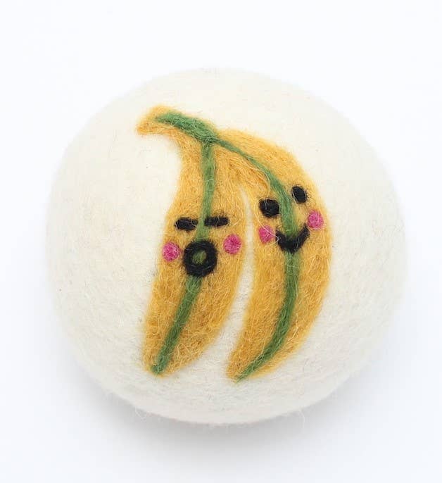 Eco Wool Dryer Balls Fair Trade: Strawberry