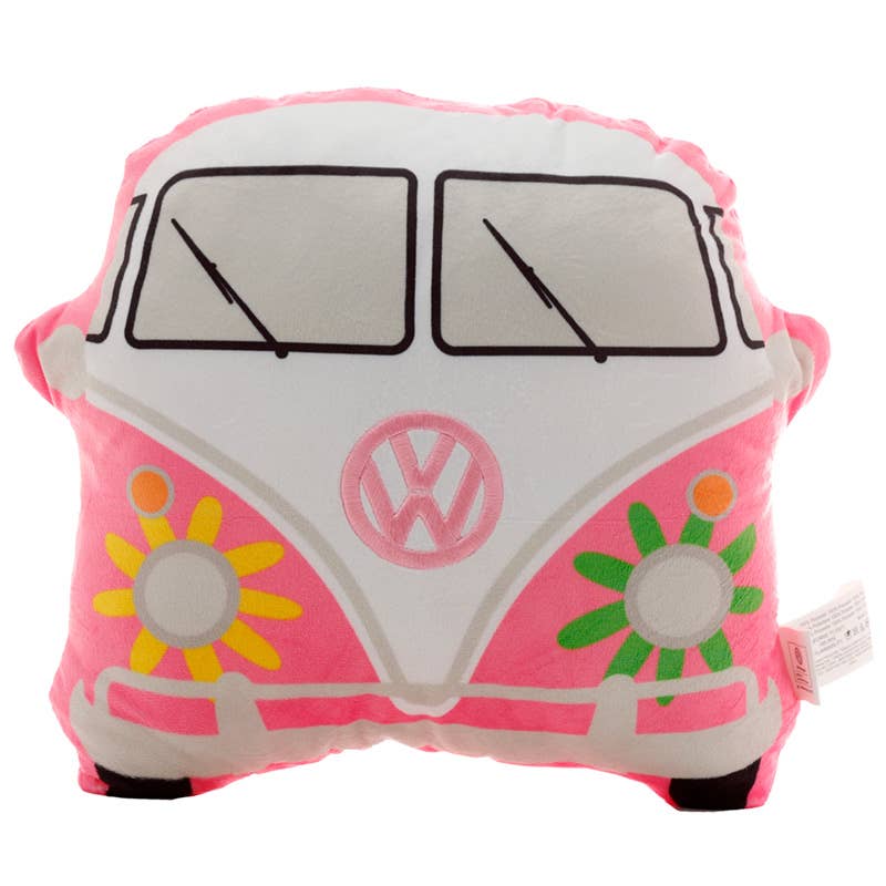 Pillow - Plush Volkswagen VW T1 Camper Bus Shaped Summer Love Cushion