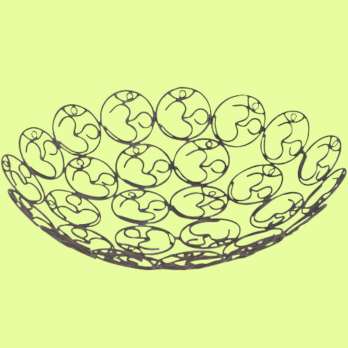 Bowl - Recycled Metal Symbol Heart