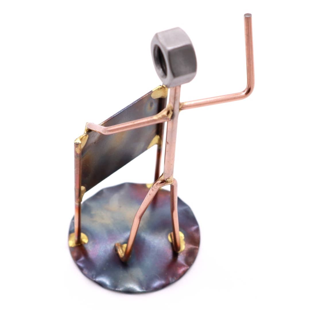 Metal Figurine - Real Estate Agent