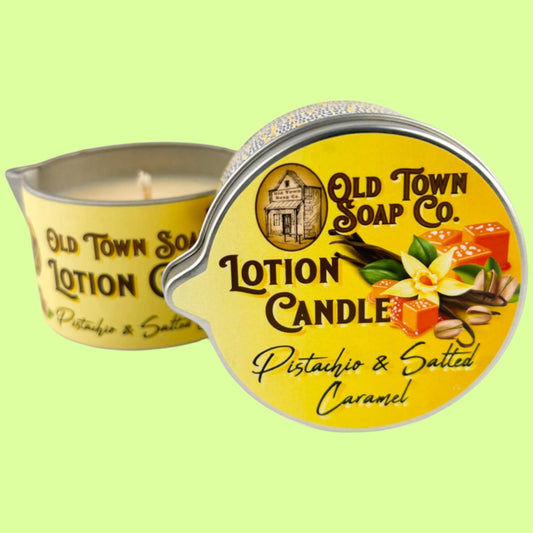 *Lotion Candles - Pistachio & Salted Caramel