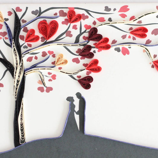 Greeting Card - Quill Under the Tree