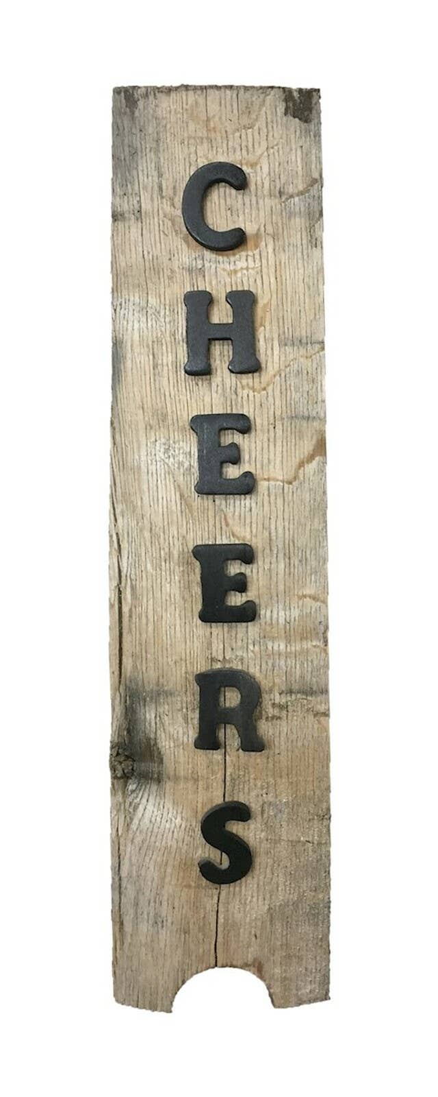 Sign - Barrel Stave Cheers