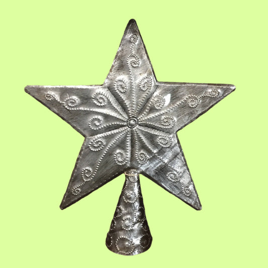 Tree Topper - Brushed metal