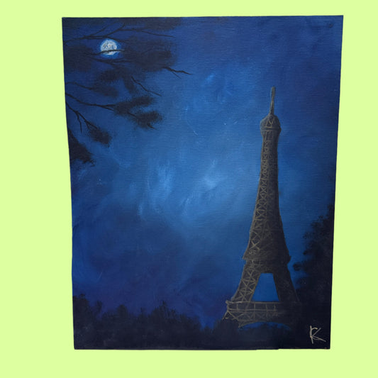 *Art - Oil on Canvas - Paris Night