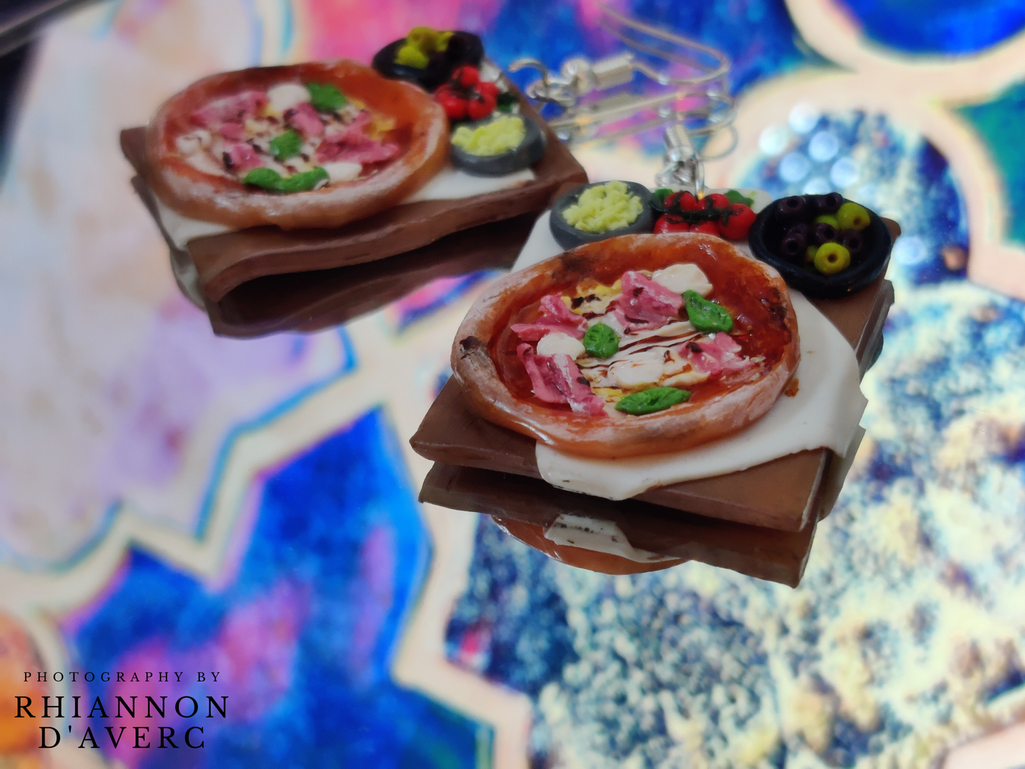 Earrings - Pizza Party