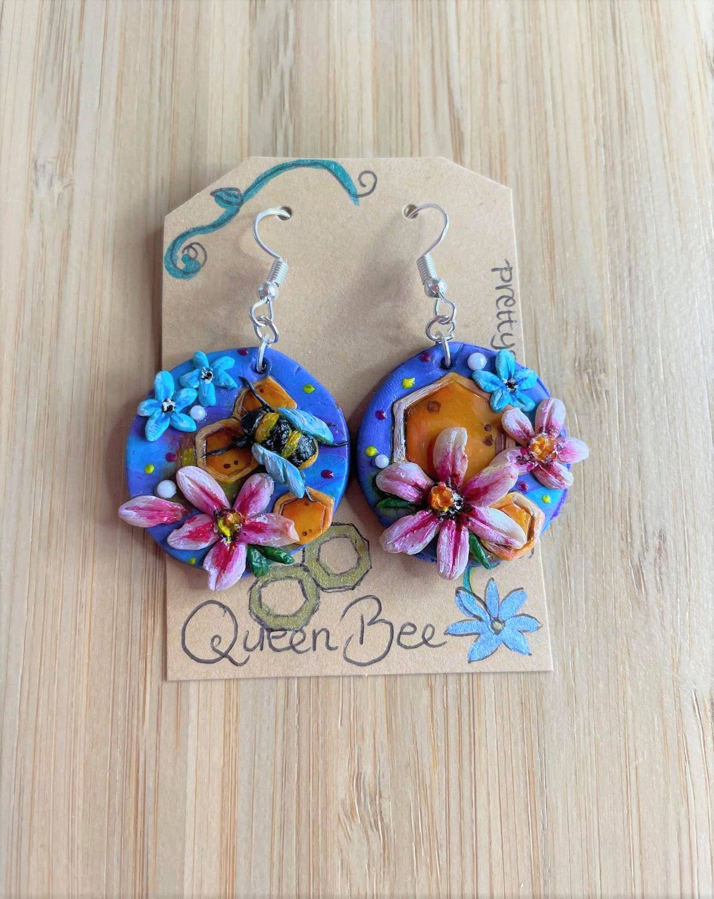 Earrings - Queen Bee