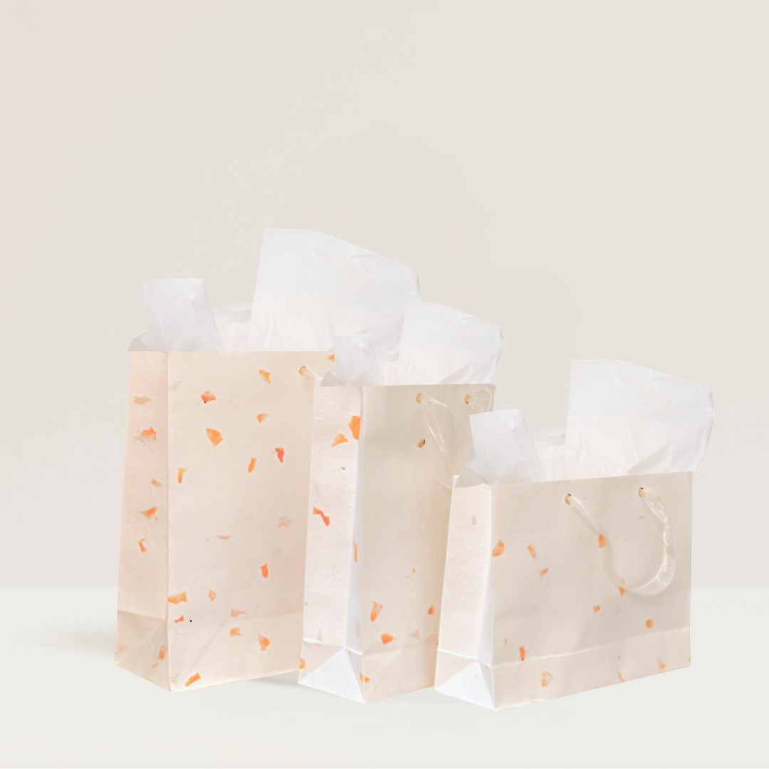 Gift Bag – Plantable Marigold Petals w grosgrain: LarHori