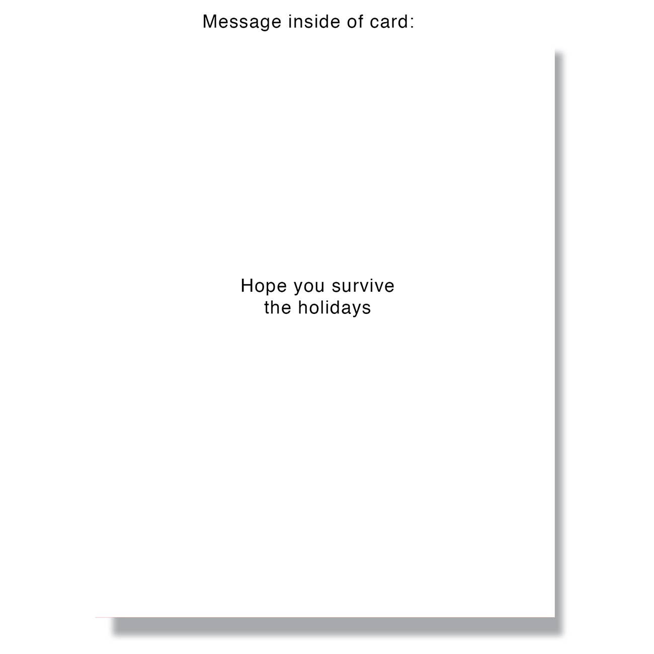Greeting Card - Creepy Santa He Knows When You're Awake