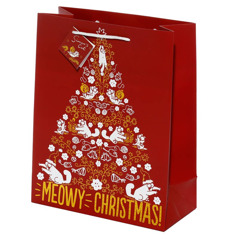Gift Bag - Meowy Christmas