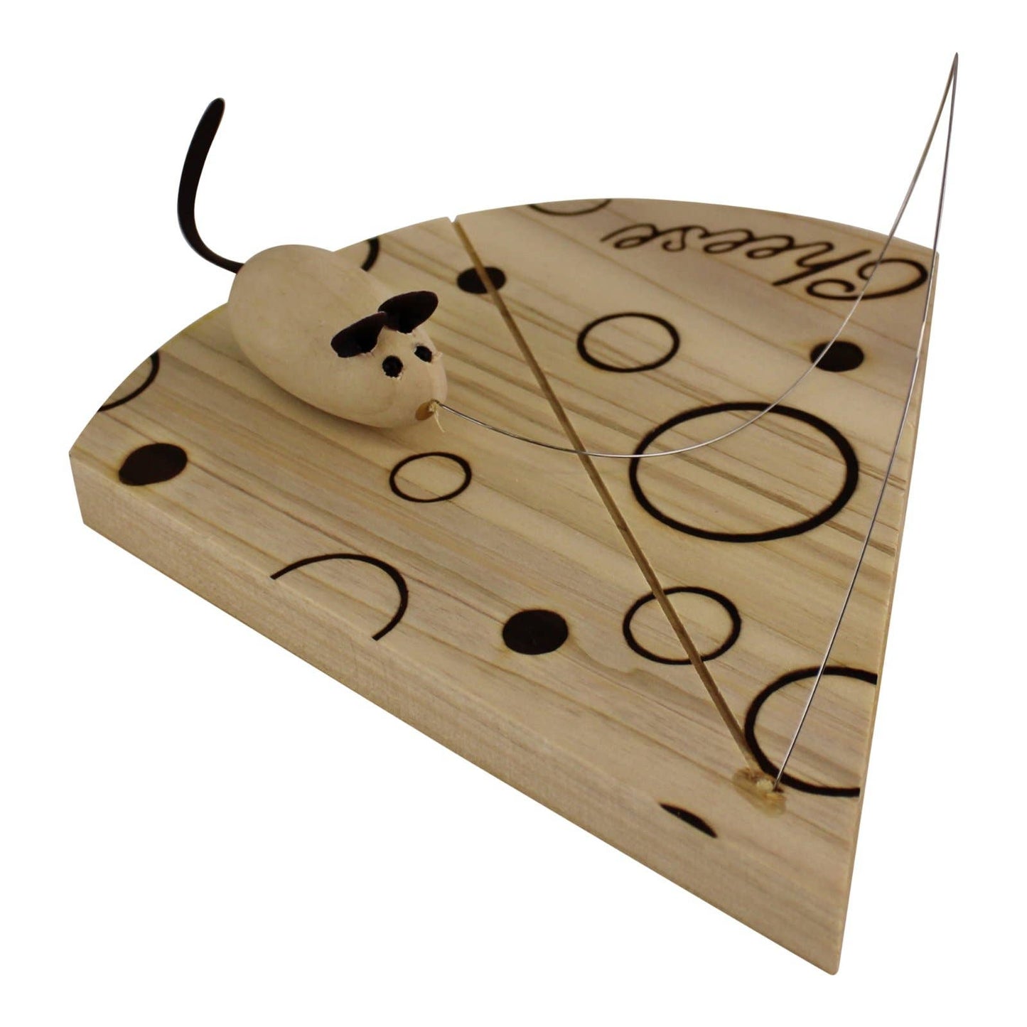 Cheese Board - Handcrafted With Wire And Mouse
