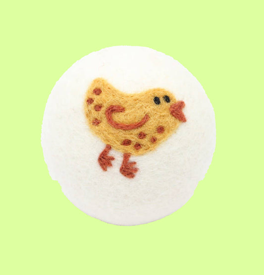 Eco Wool Dryer Balls Fair Trade: Yellow Chick
