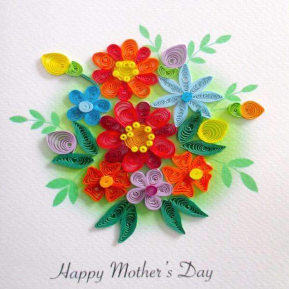 Greeting Card - Quill Mother's Day Bouquet