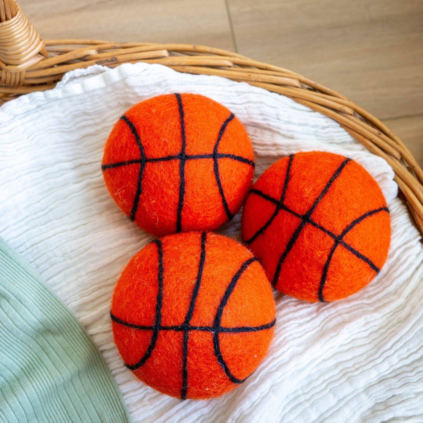 Dryer Balls - F 100% NZ wool basket ball