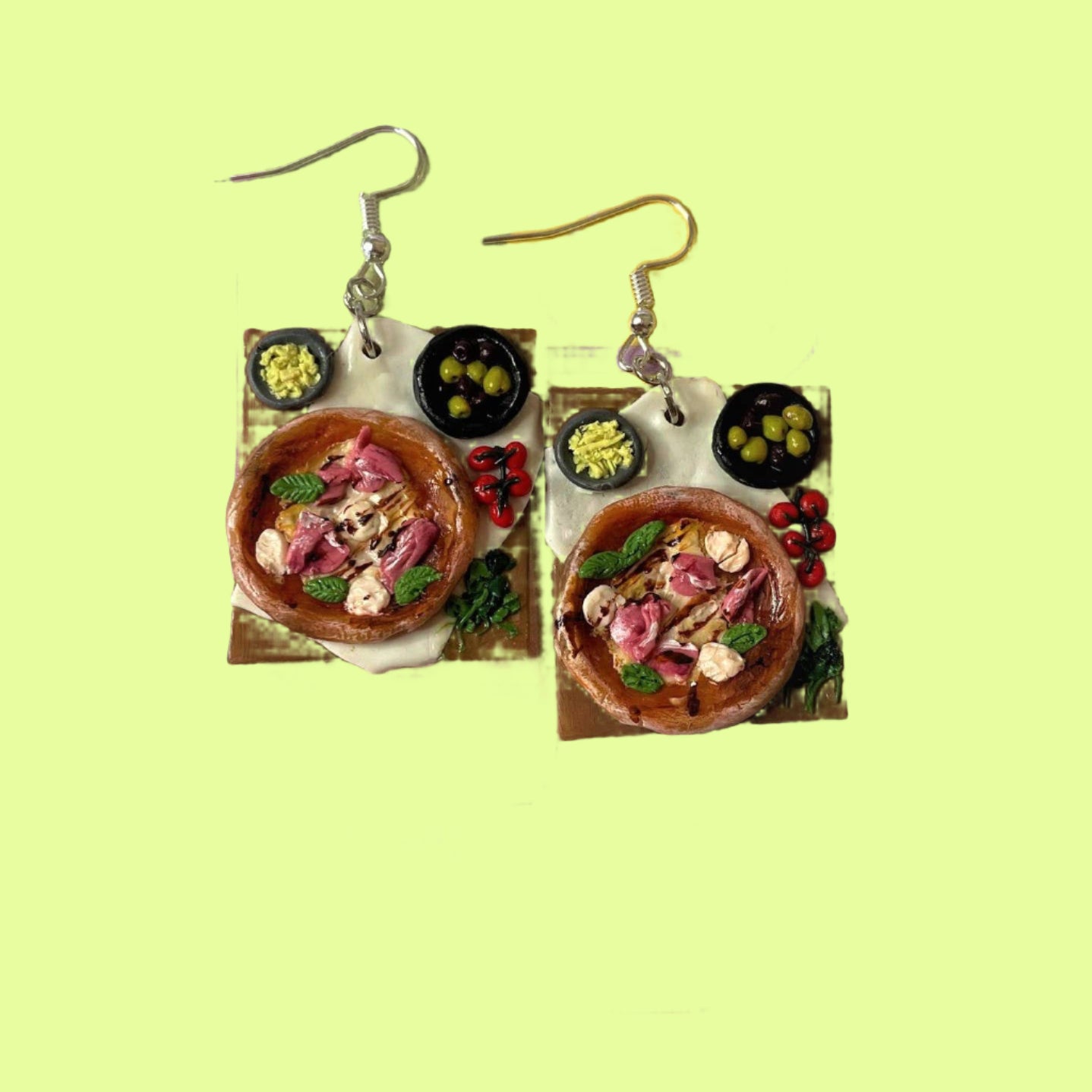 Earrings - Pizza Party
