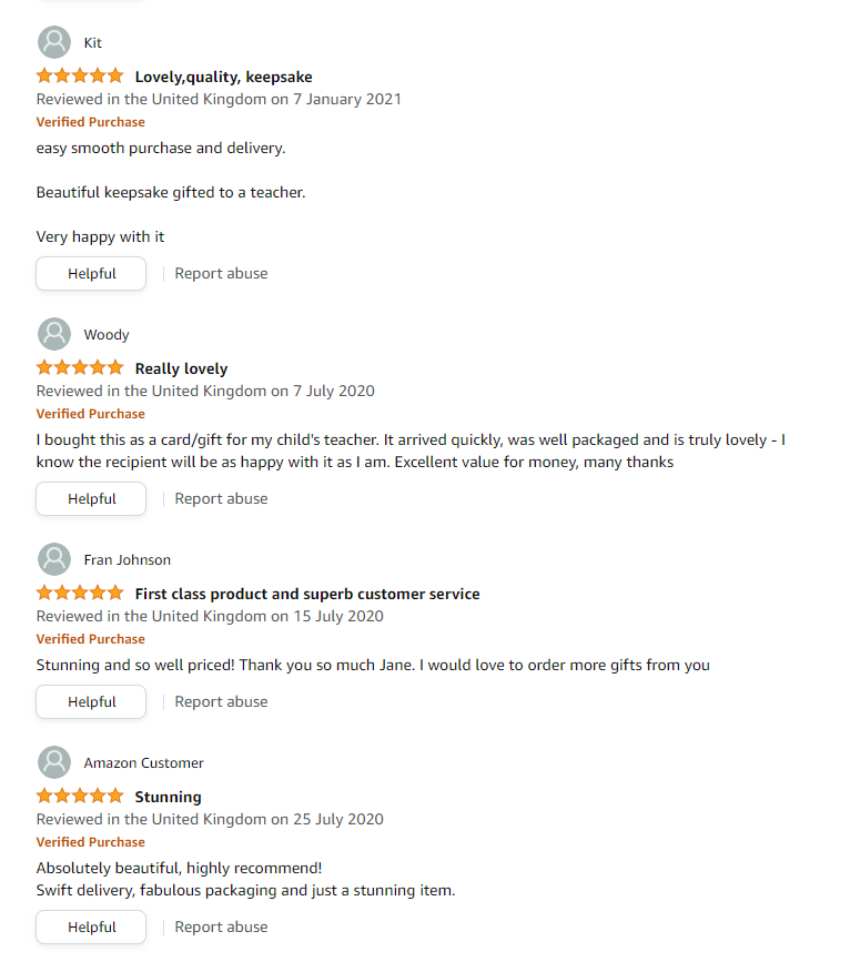 Greeting Card - fused glass light catcher gift various