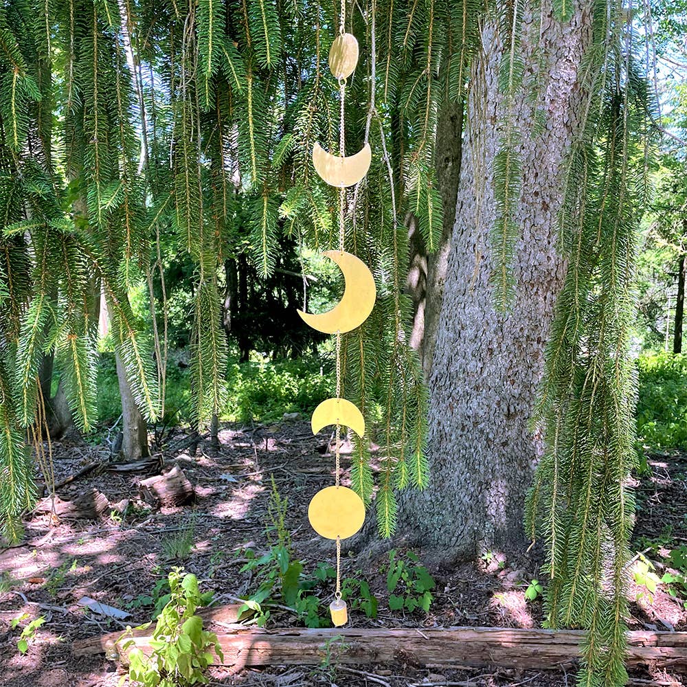 Wind Chime - Moon Phases: Gold