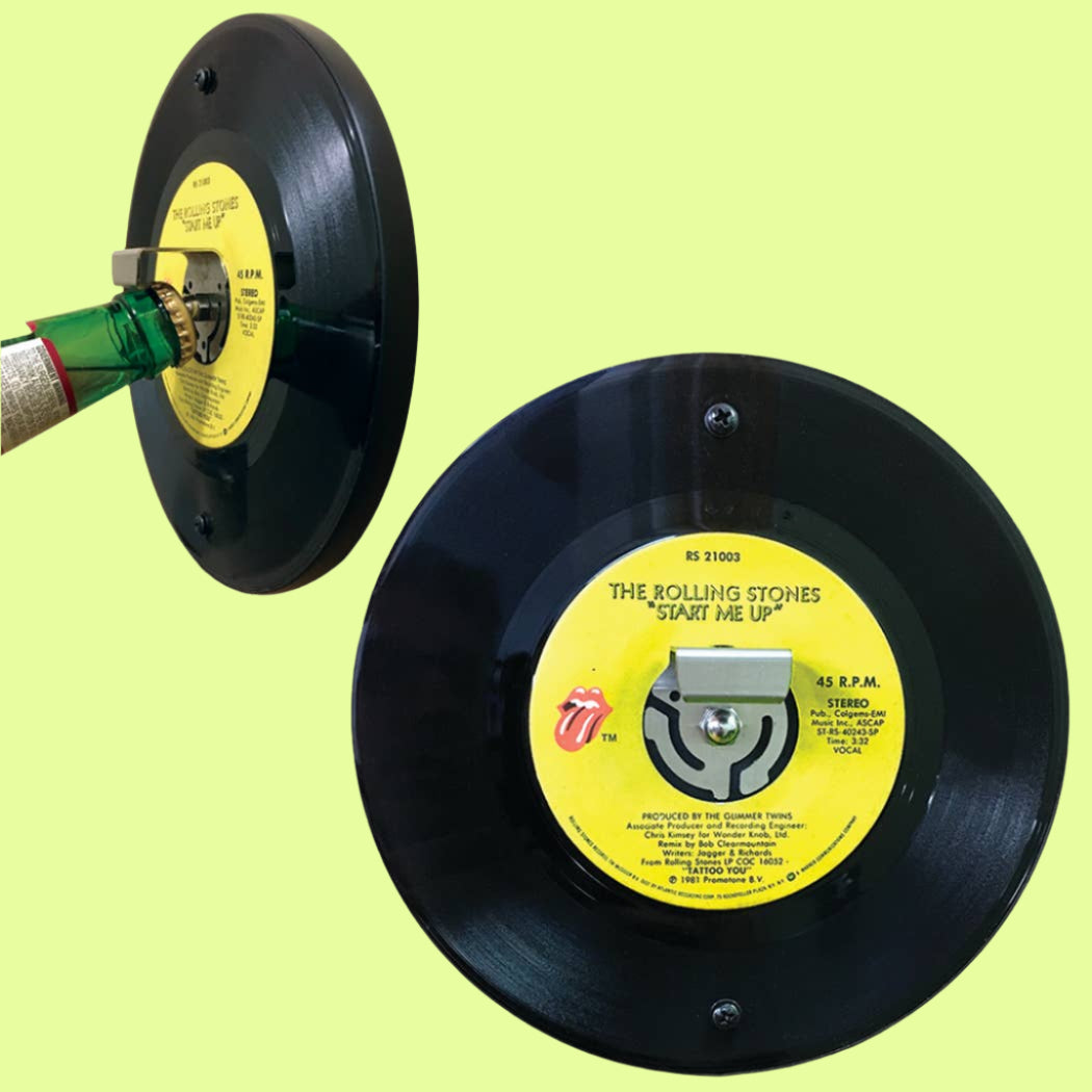 Bottle Opener  - 45RPM Vinyl Record Bottle Opener