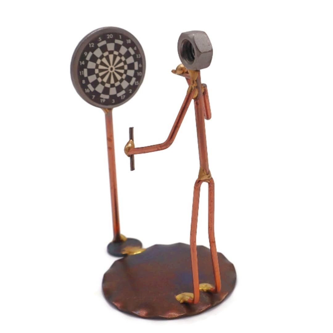 Metal Figurine - Dart Thrower