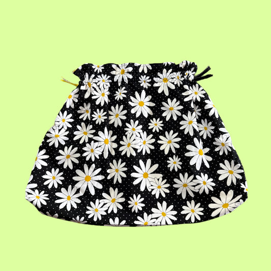 Bag - Multi use drawstring - daisies