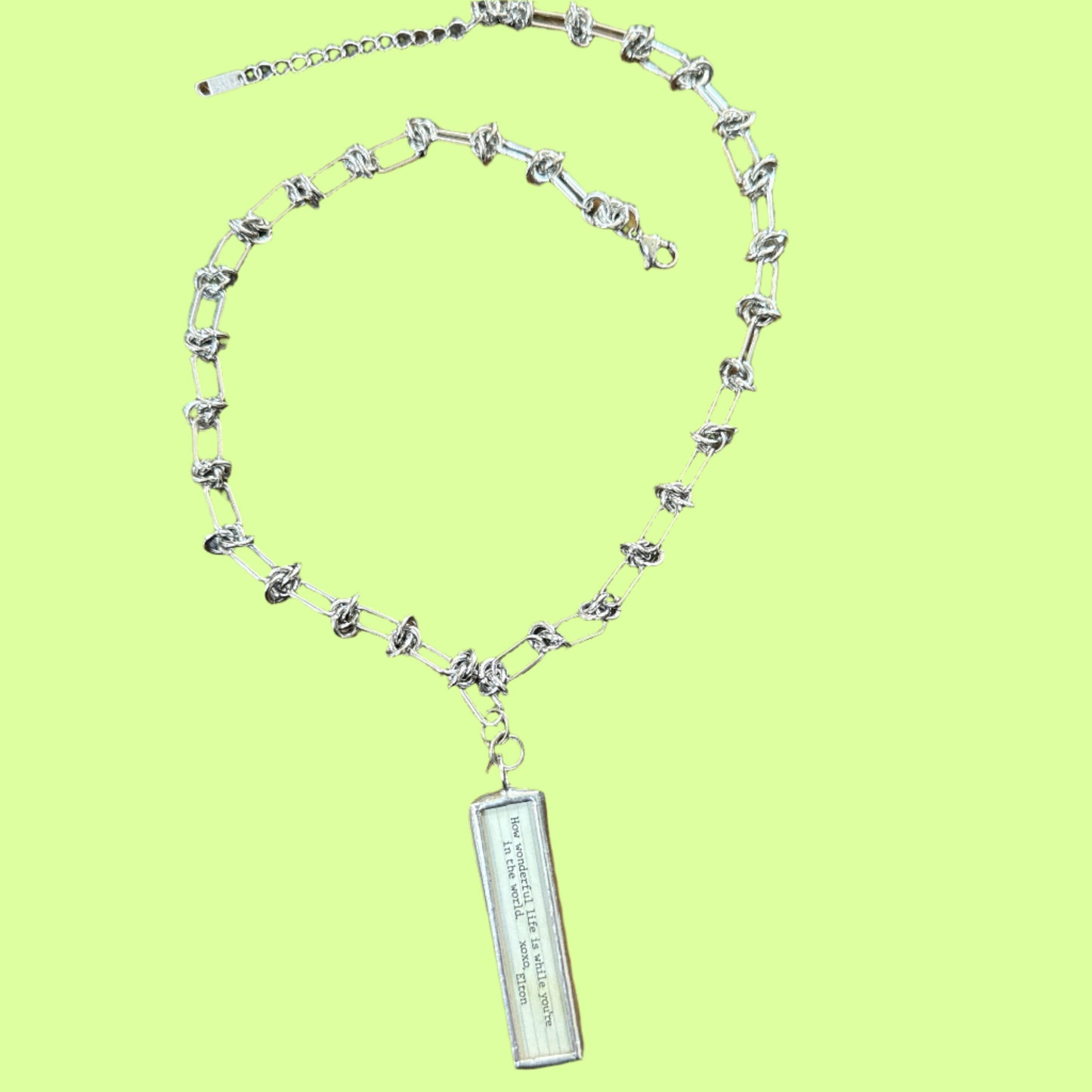 Necklace - how wonderful life is