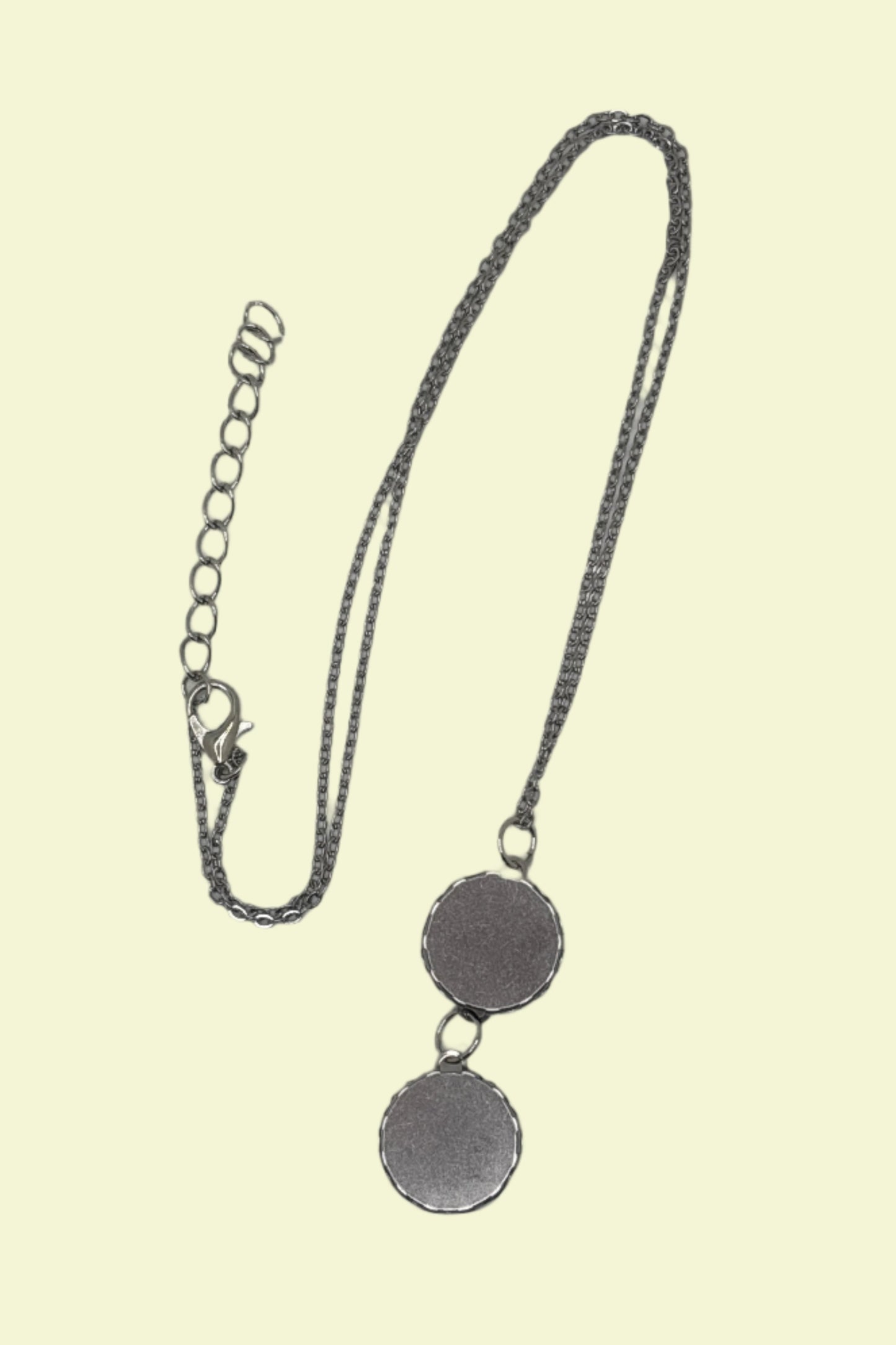 Necklace Pendant - 2 Vintage Typewriter Keys XO