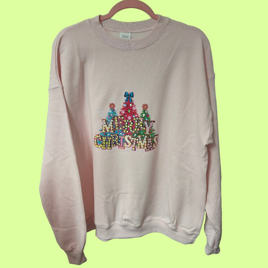 Sweatshirt - local artisan - M. C'mas lights - lge