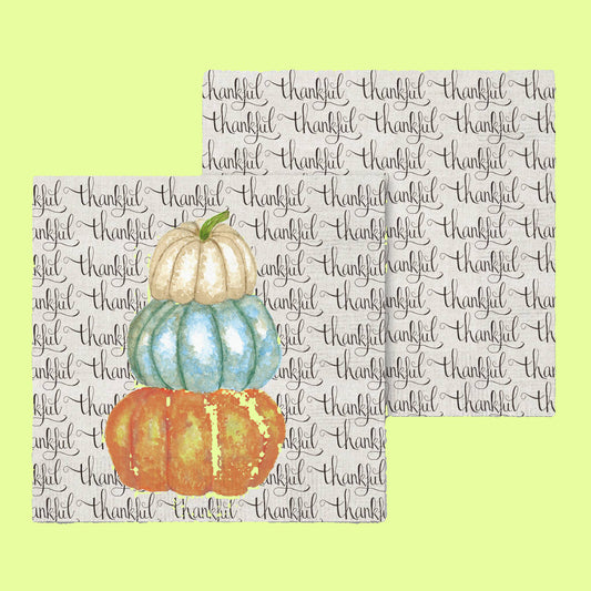 Cocktail Napkins - Thankful Pumpkins 3ply 20pcs