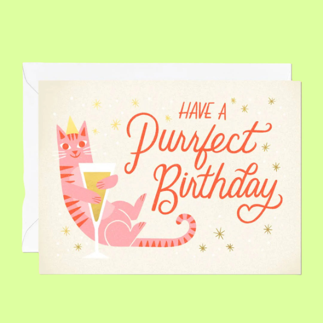 Greeting Card - Birthday Cat