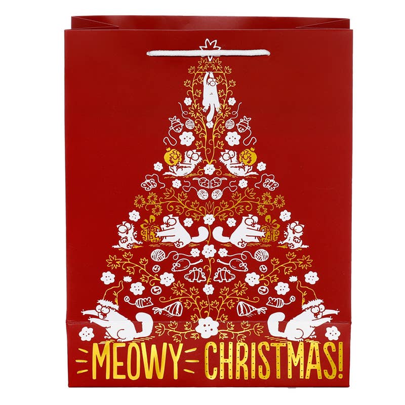 Gift Bag - Meowy Christmas