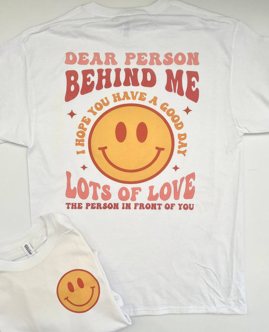 T Shirt - Person behind me - sml