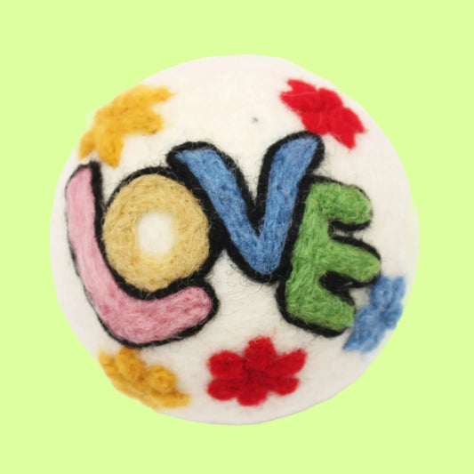 Eco Wool Dryer Balls Fair-Trade: Colorful Love