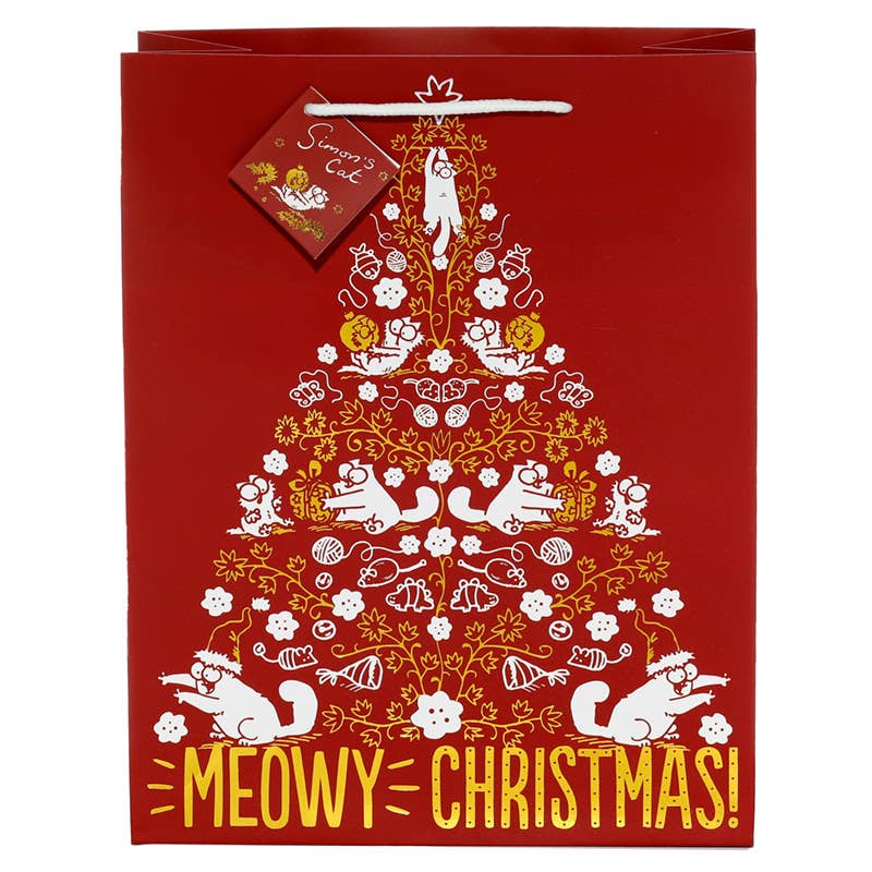 Gift Bag - Meowy Christmas