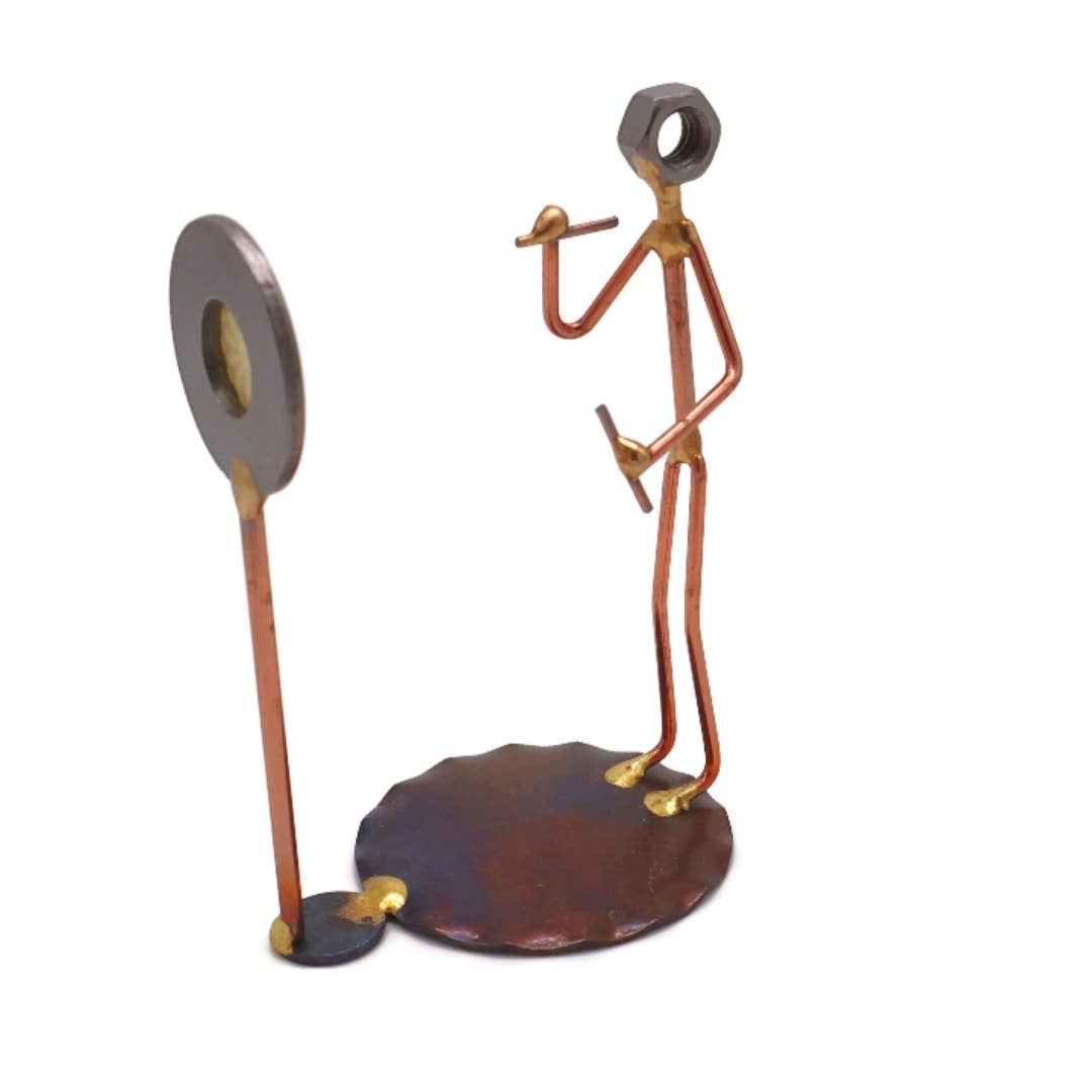Metal Figurine - Dart Thrower